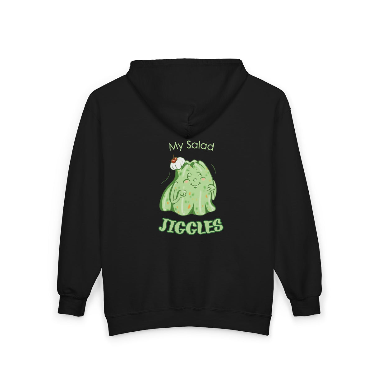 "My Salad Jiggles" Unisex Heavy Blend™ Full Zip Hooded Sweatshirt