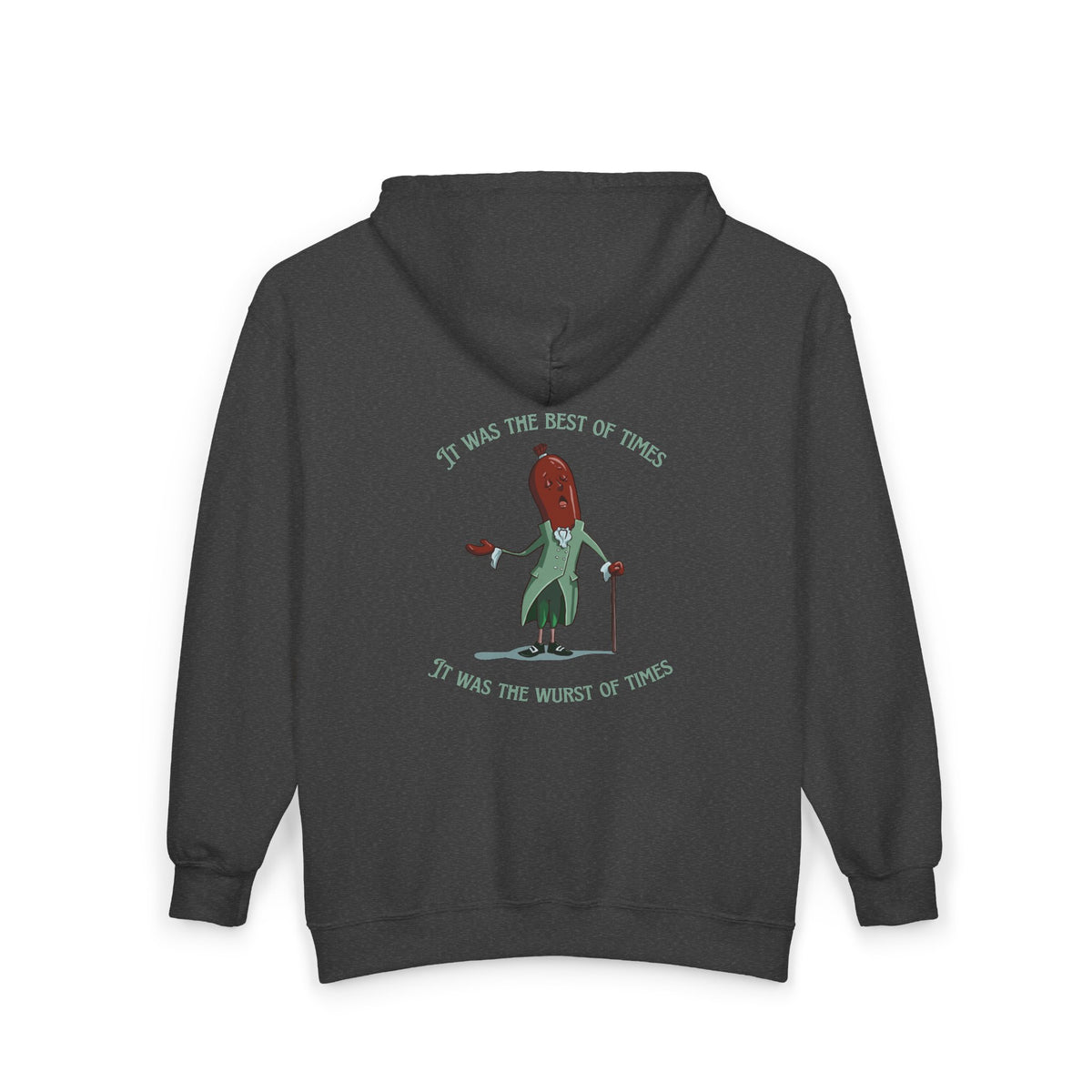 "It Was the Best of Times, It Was the Wurst of Times" Unisex Heavy Blend™ Full Zip Hooded Sweatshirt
