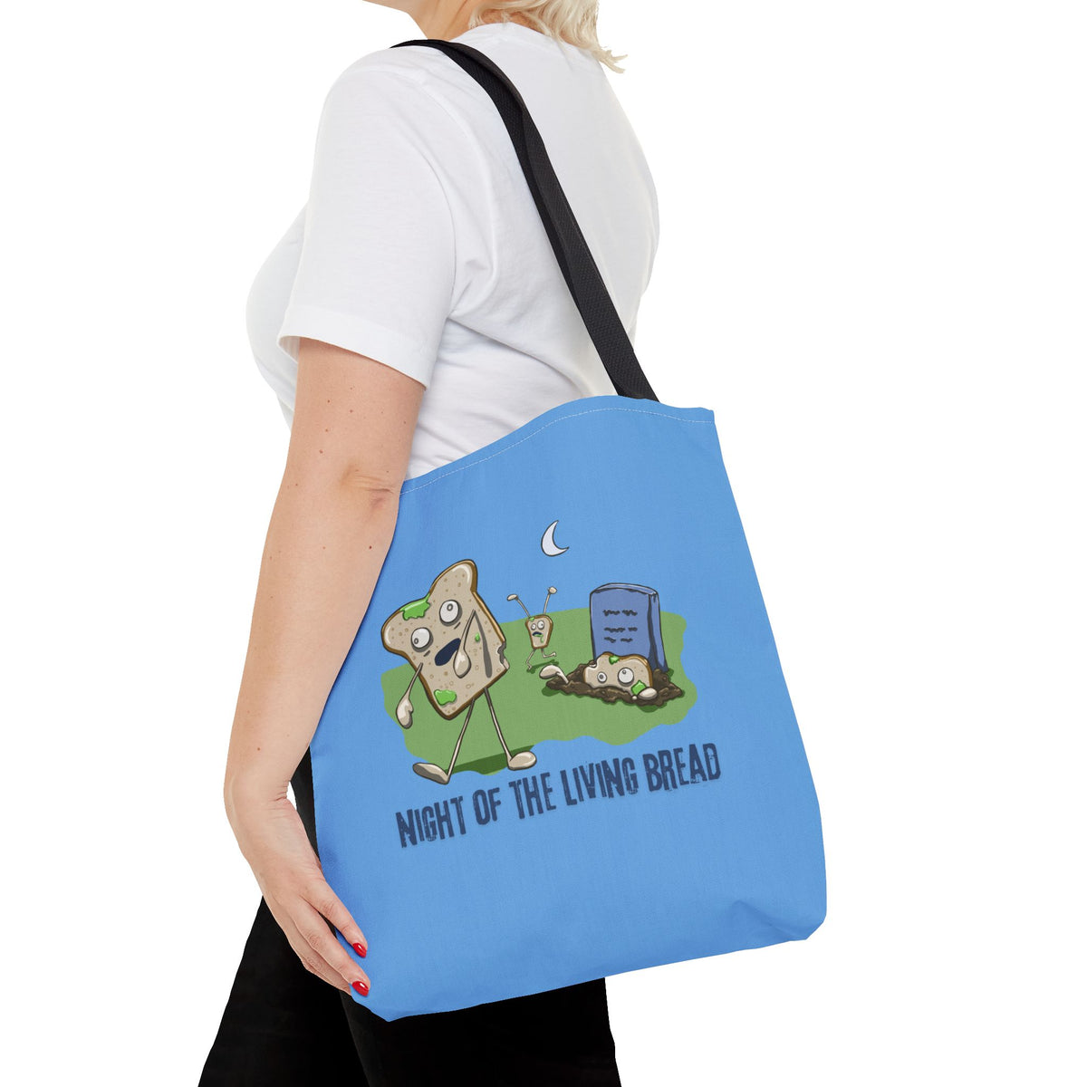 "Night of the Living Bread" Tote Bag