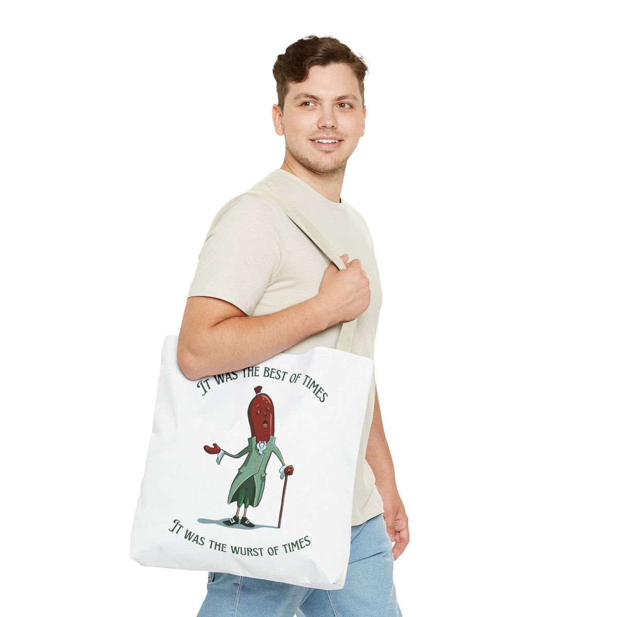 "It Was the Best of Times, It Was the Wurst of Times" Tote Bag