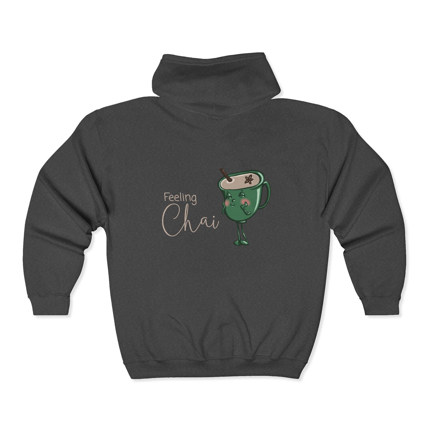 "Feeling Chai" Unisex Heavy Blend™ Full Zip Hooded Sweatshirt