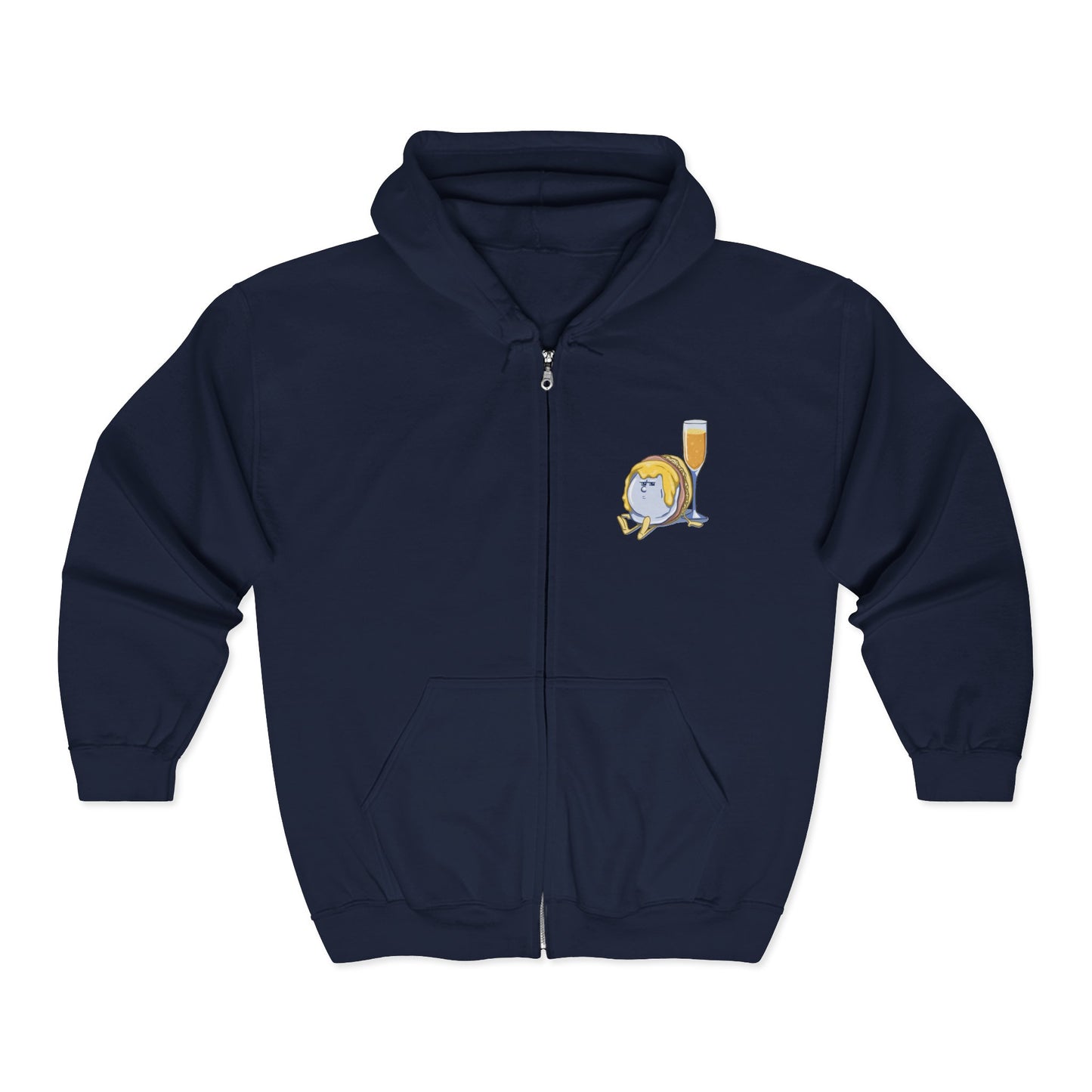 "I Have Resting Brunch Face" Unisex Heavy Blend™ Full Zip Hooded Sweatshirt