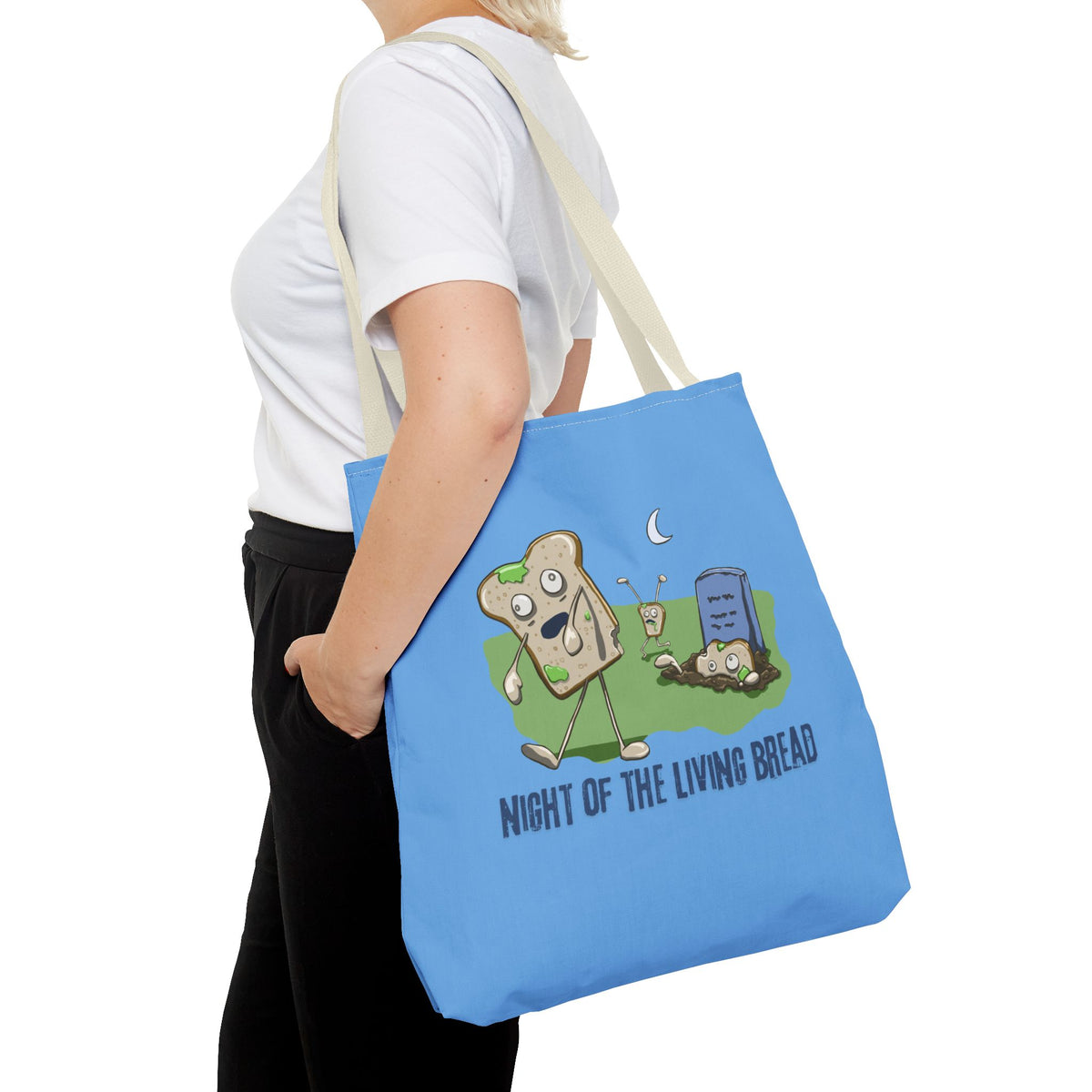 "Night of the Living Bread" Tote Bag