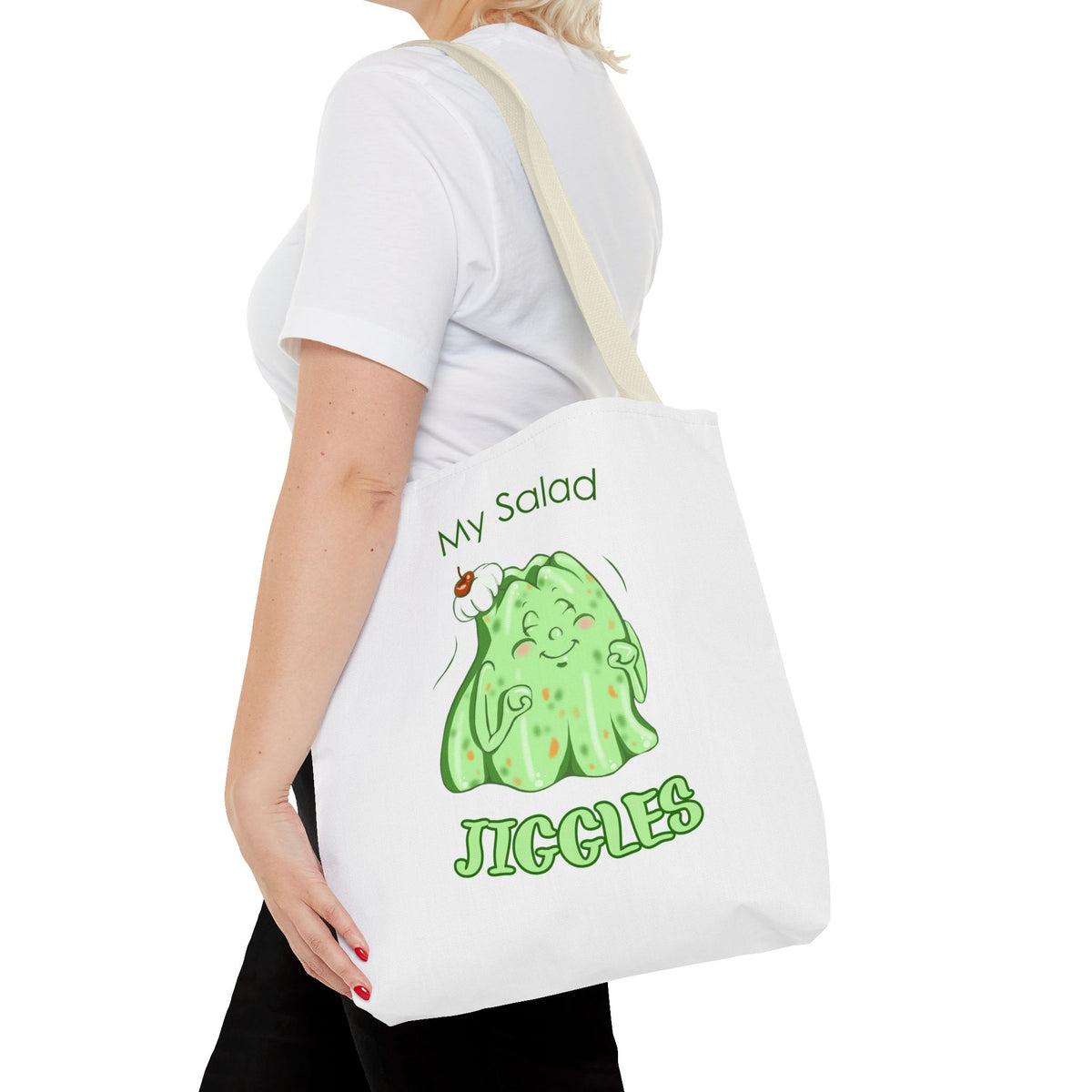 "My Salad Jiggles" Tote Bag