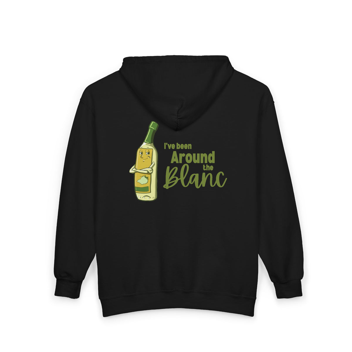 "I've Been Around the Blanc" Unisex Heavy Blend™ Full Zip Hooded Sweatshirt