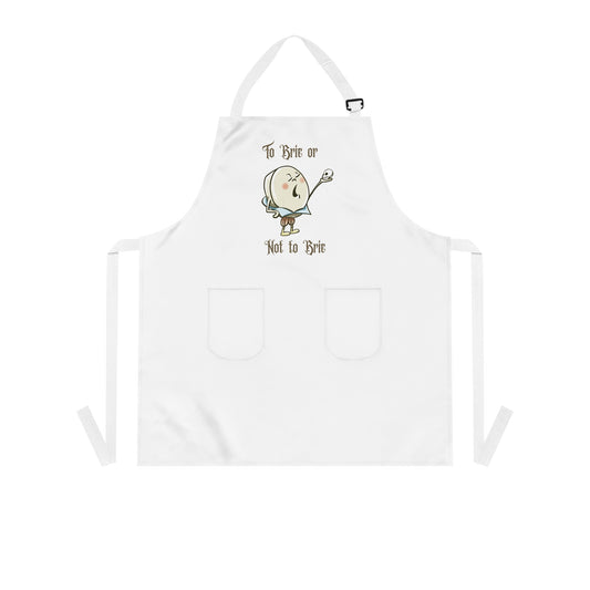 "To Brie or Not to Brie" Shakespearean Apron with Pockets