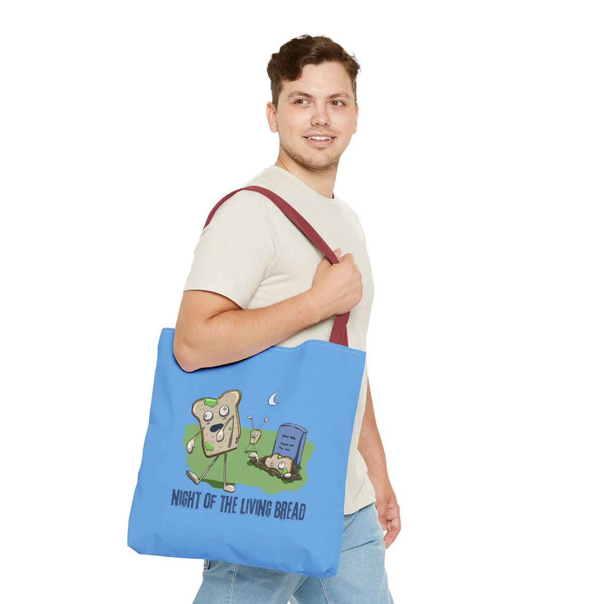 "Night of the Living Bread" Tote Bag