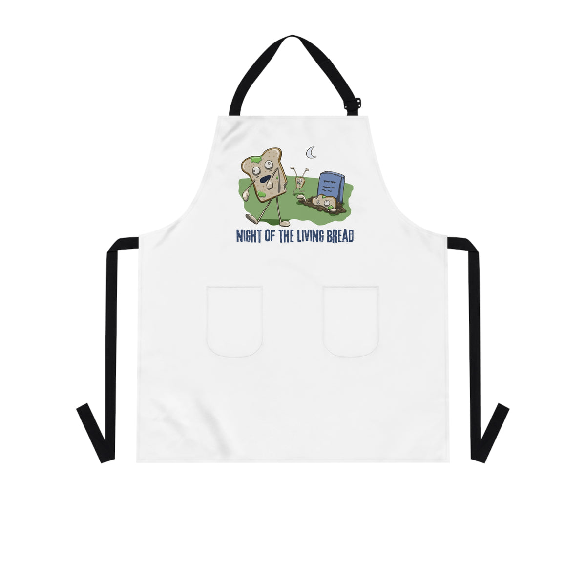 "Night of the Living Bread" Apron with Pockets