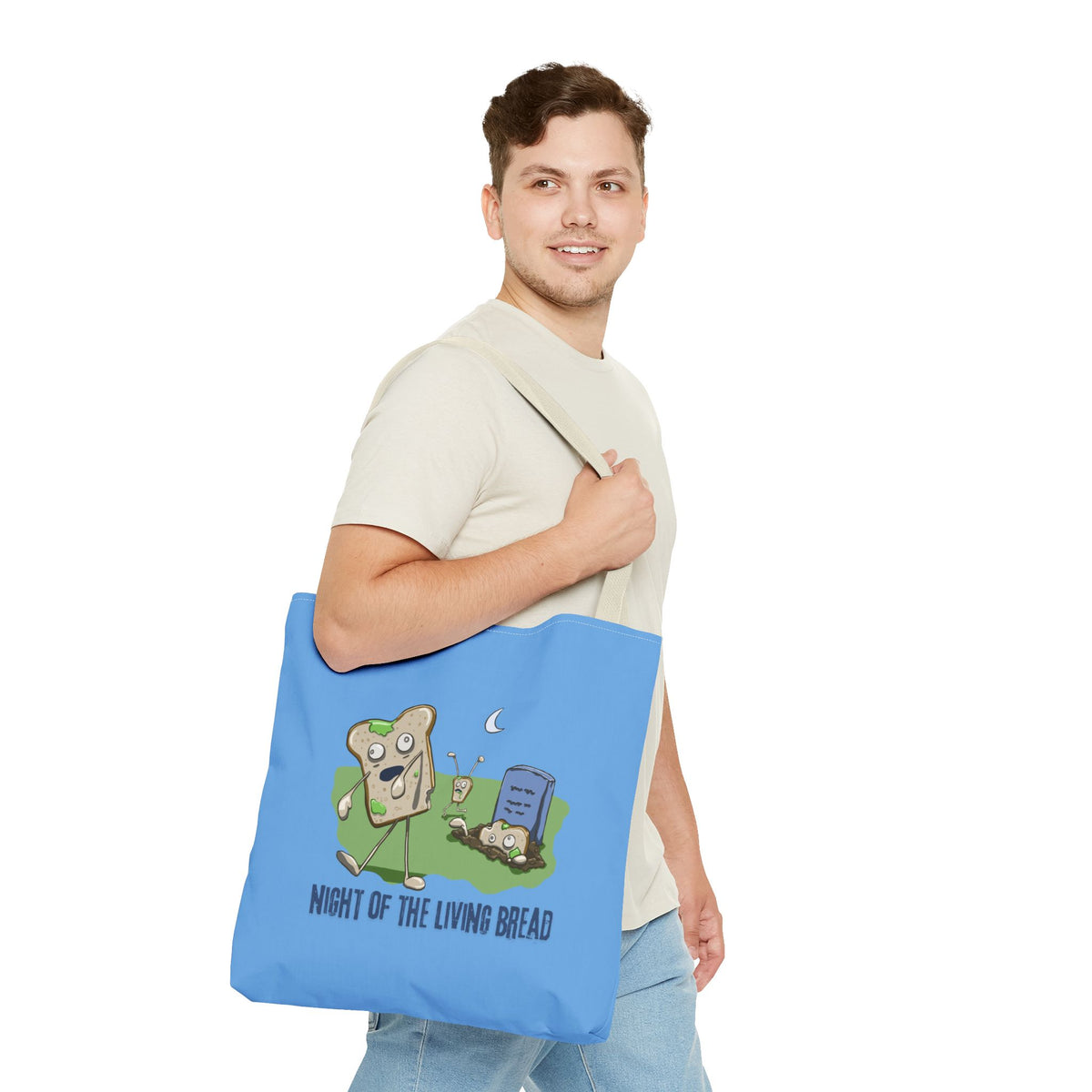 "Night of the Living Bread" Tote Bag