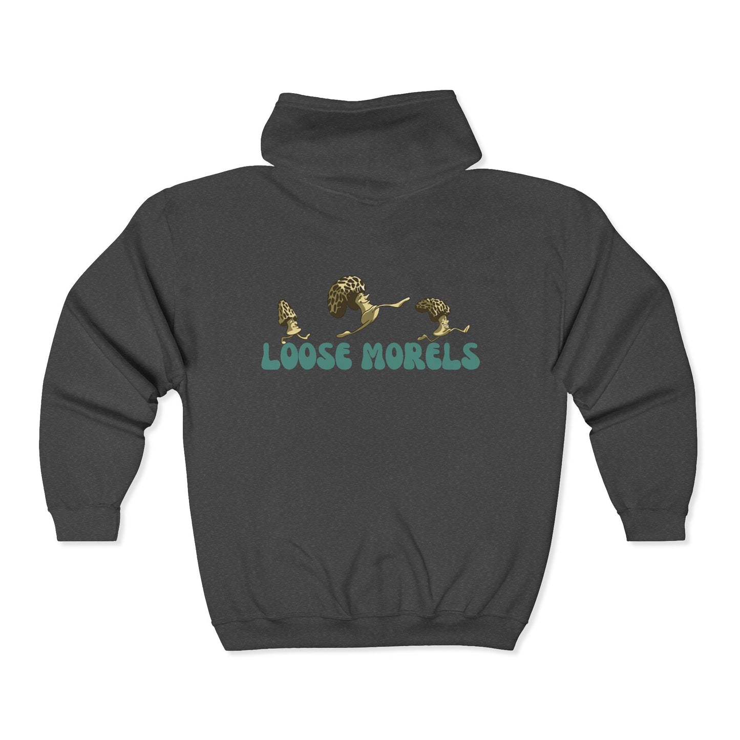 "Loose Morels" Unisex Heavy Blend™ Full Zip Hooded Sweatshirt