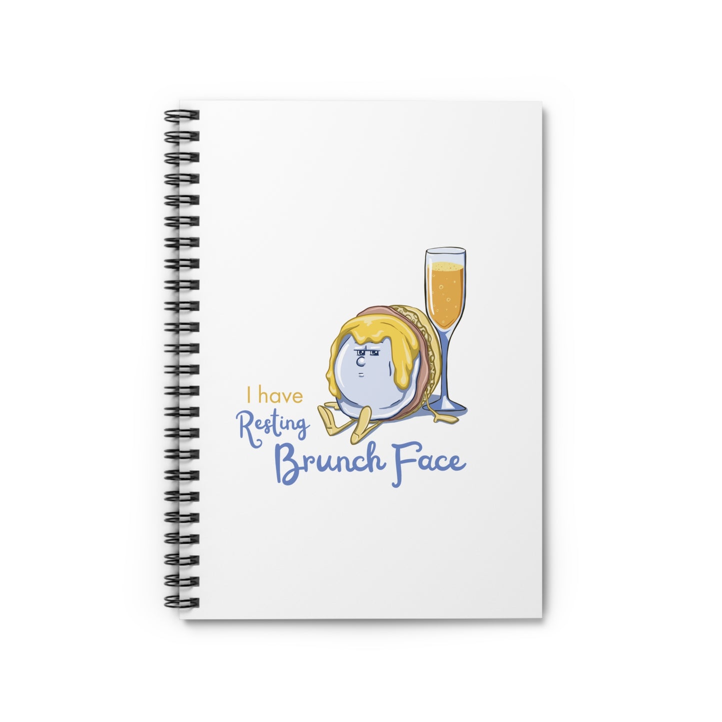 "Resting Brunch Face" Spiral Journal