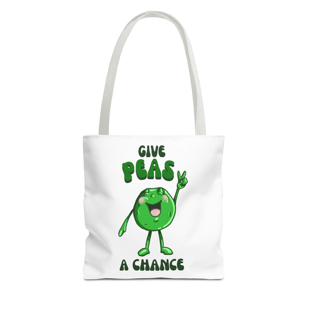 "Give Peas a Chance" Tote Bag