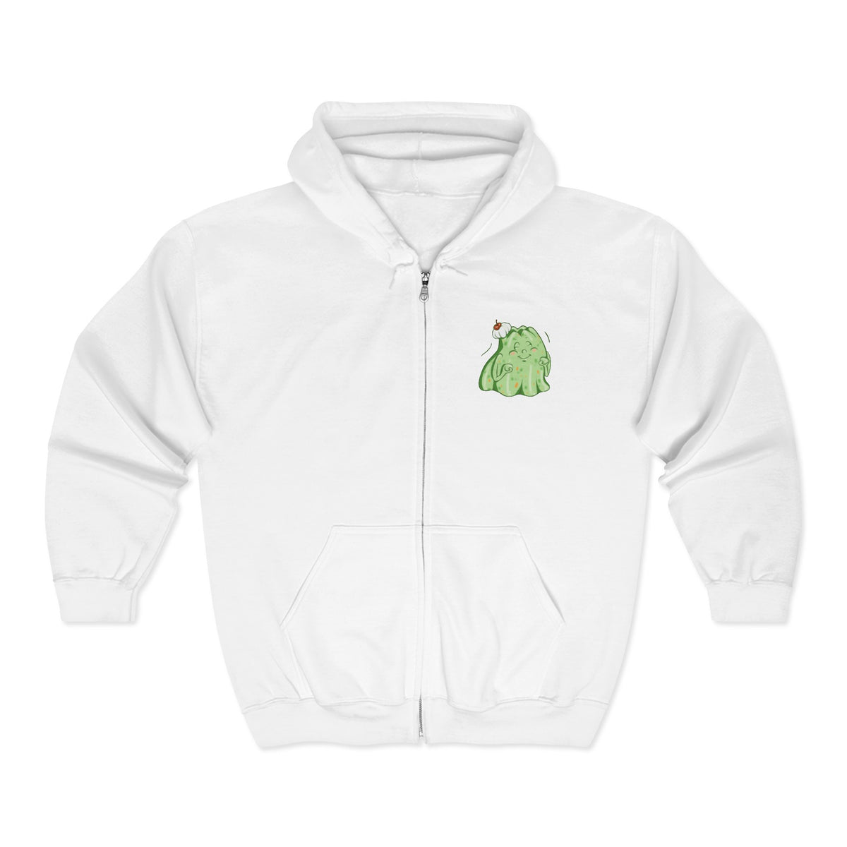 "My Salad Jiggles" Unisex Heavy Blend™ Full Zip Hooded Sweatshirt