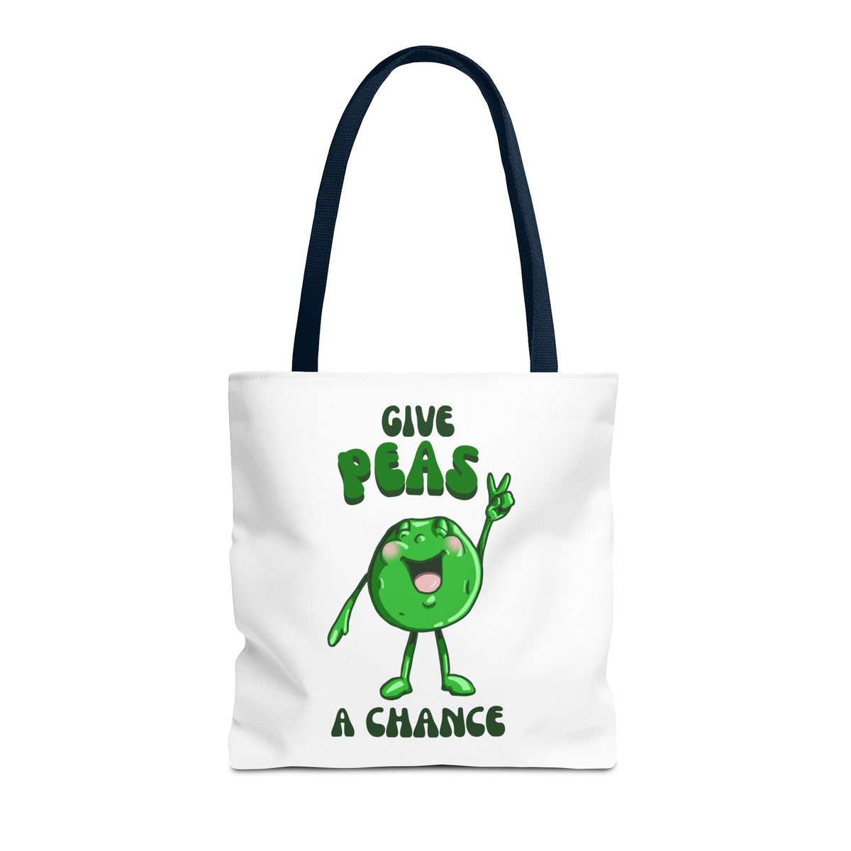 "Give Peas a Chance" Tote Bag