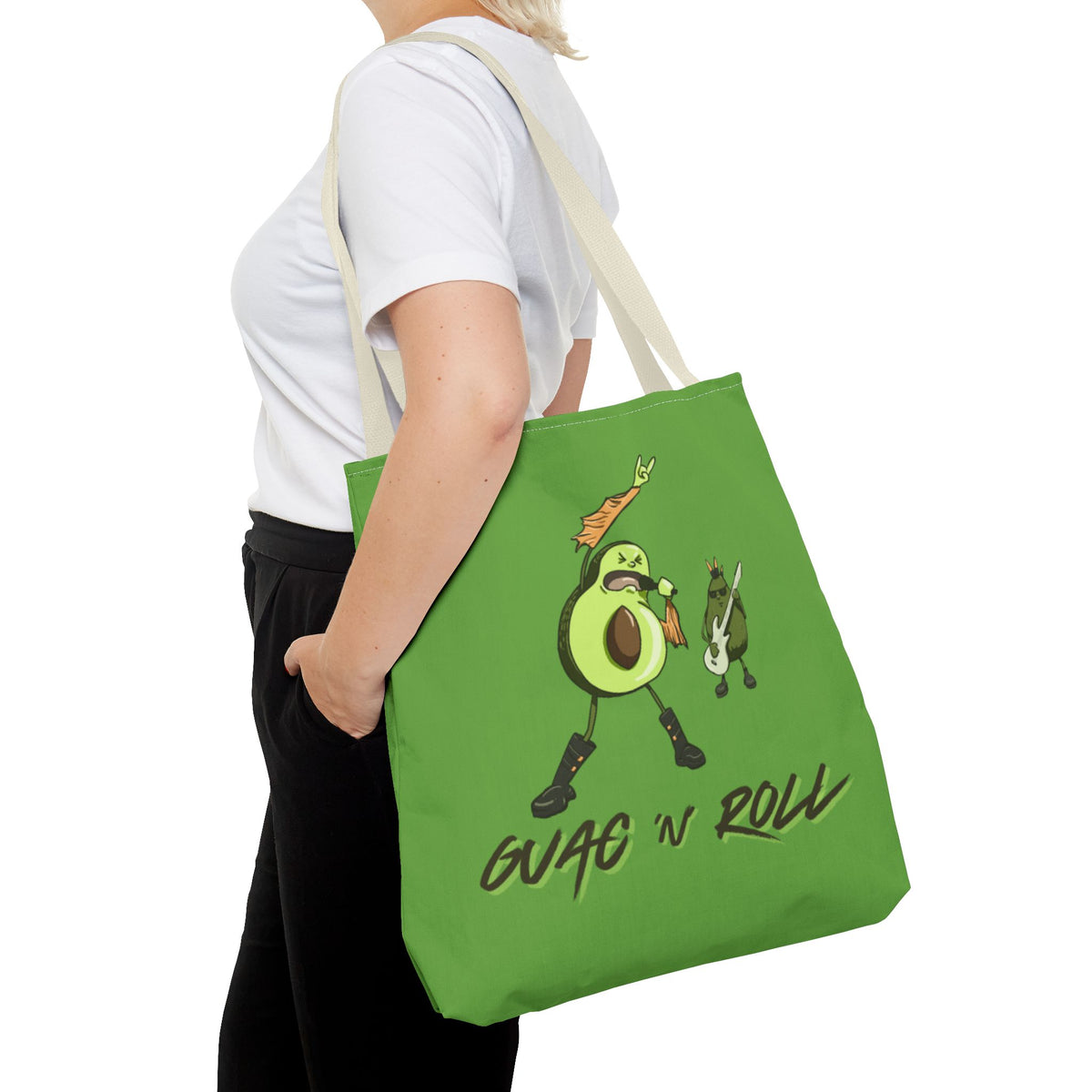 "Guac 'N' Roll" Tote Bag