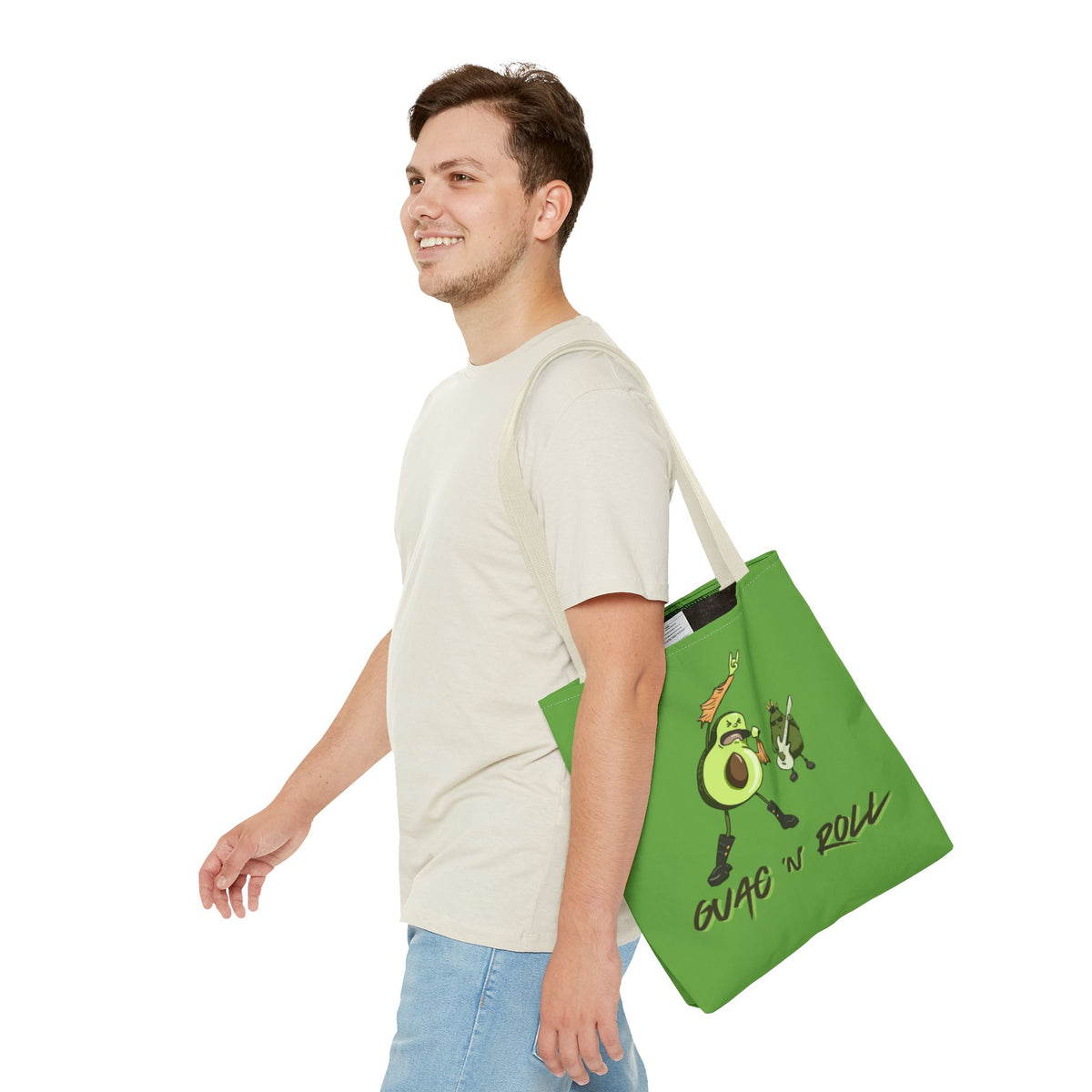 "Guac 'N' Roll" Tote Bag
