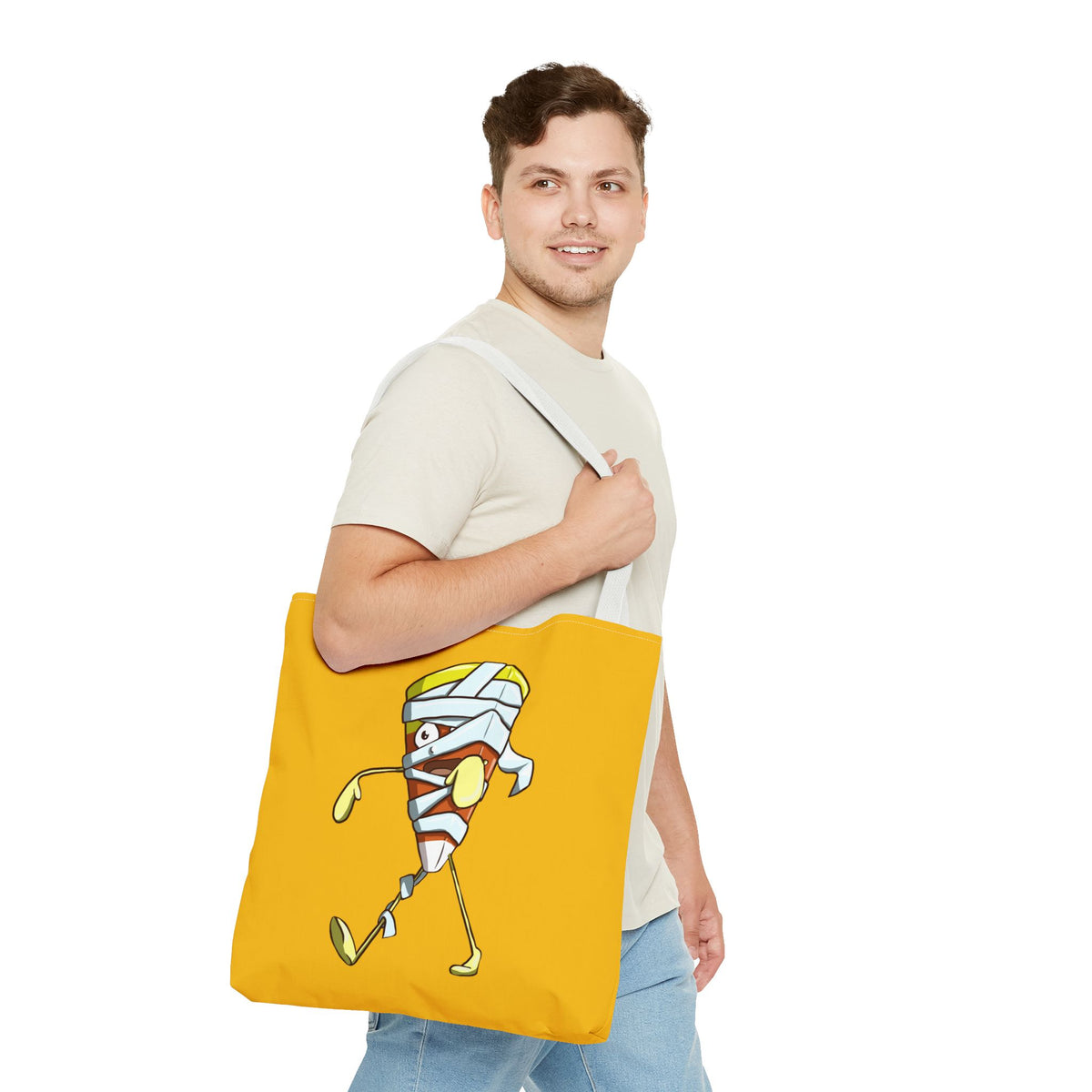 Mummy Candy Corn Tote