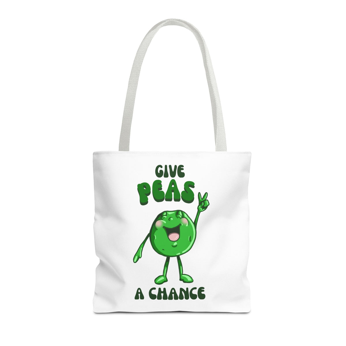 "Give Peas a Chance" Tote Bag