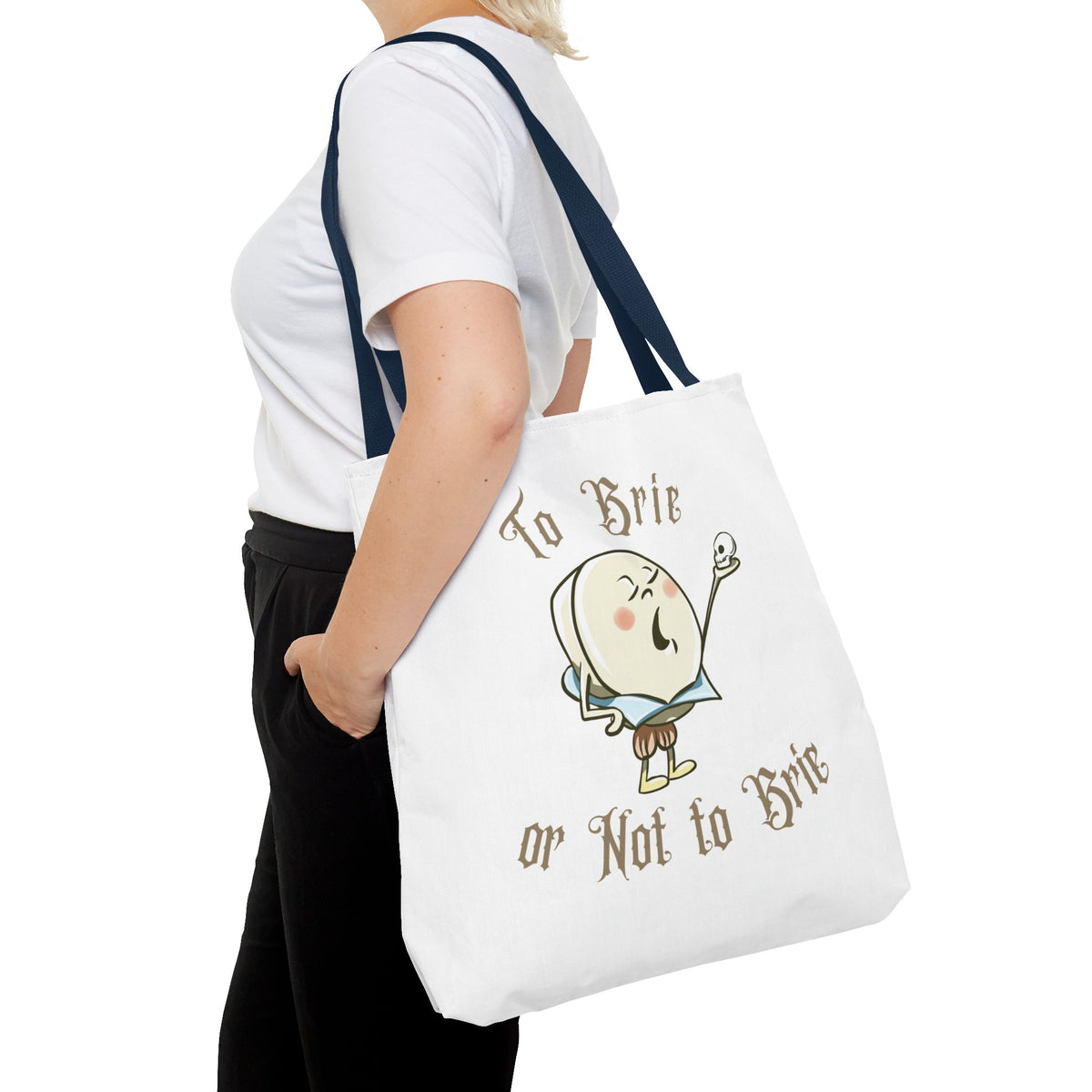 "To Brie or Not to Brie" Tote Bag