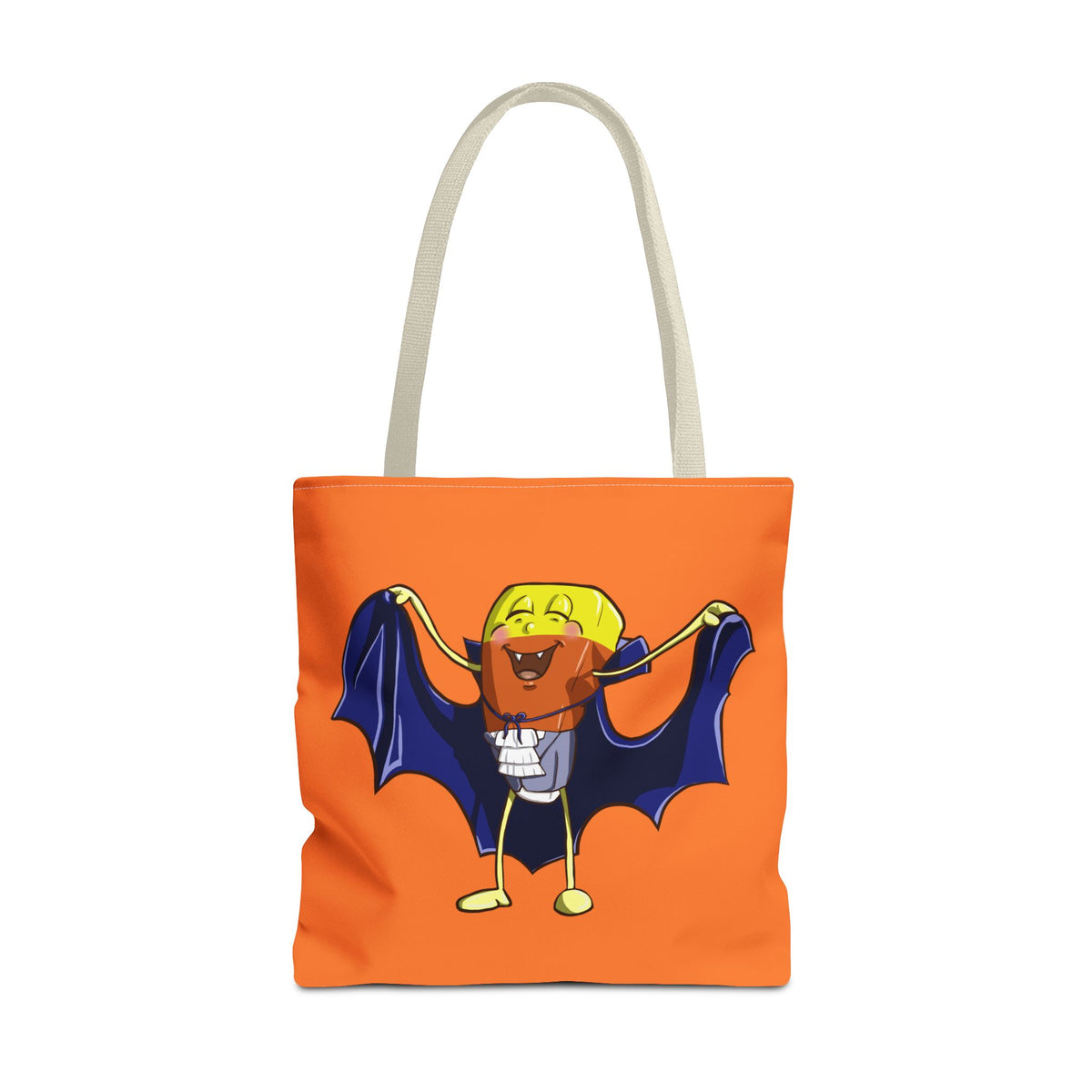 "Candy Corn Dracula" Tote Bag