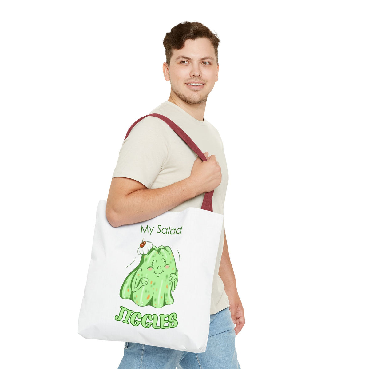 "My Salad Jiggles" Tote Bag