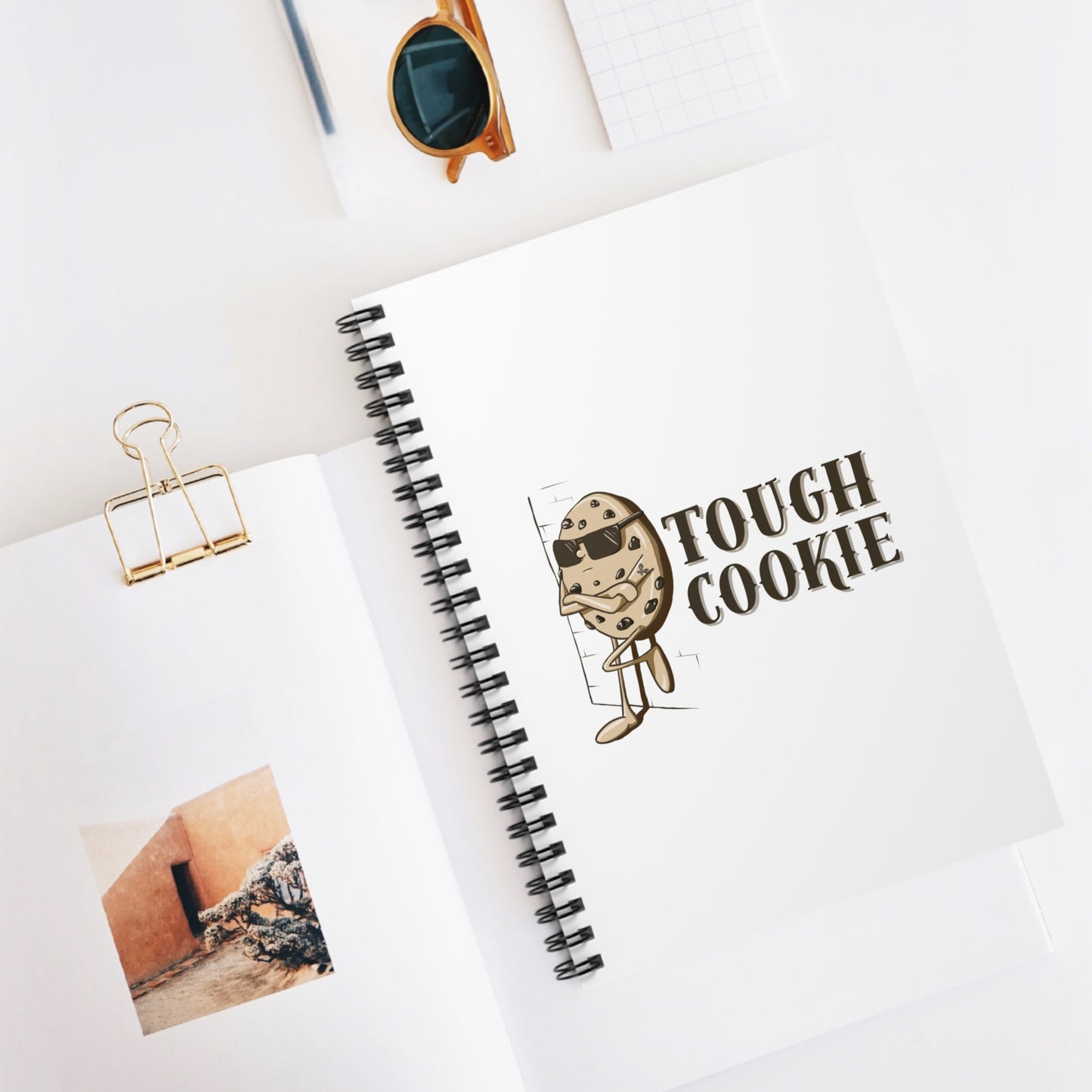 "Tough Cookie" Spiral Journal