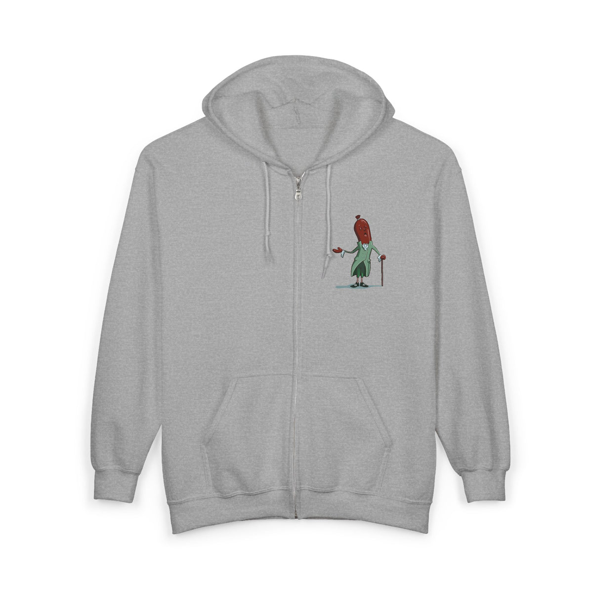 "It Was the Best of Times, It Was the Wurst of Times" Unisex Heavy Blend™ Full Zip Hooded Sweatshirt