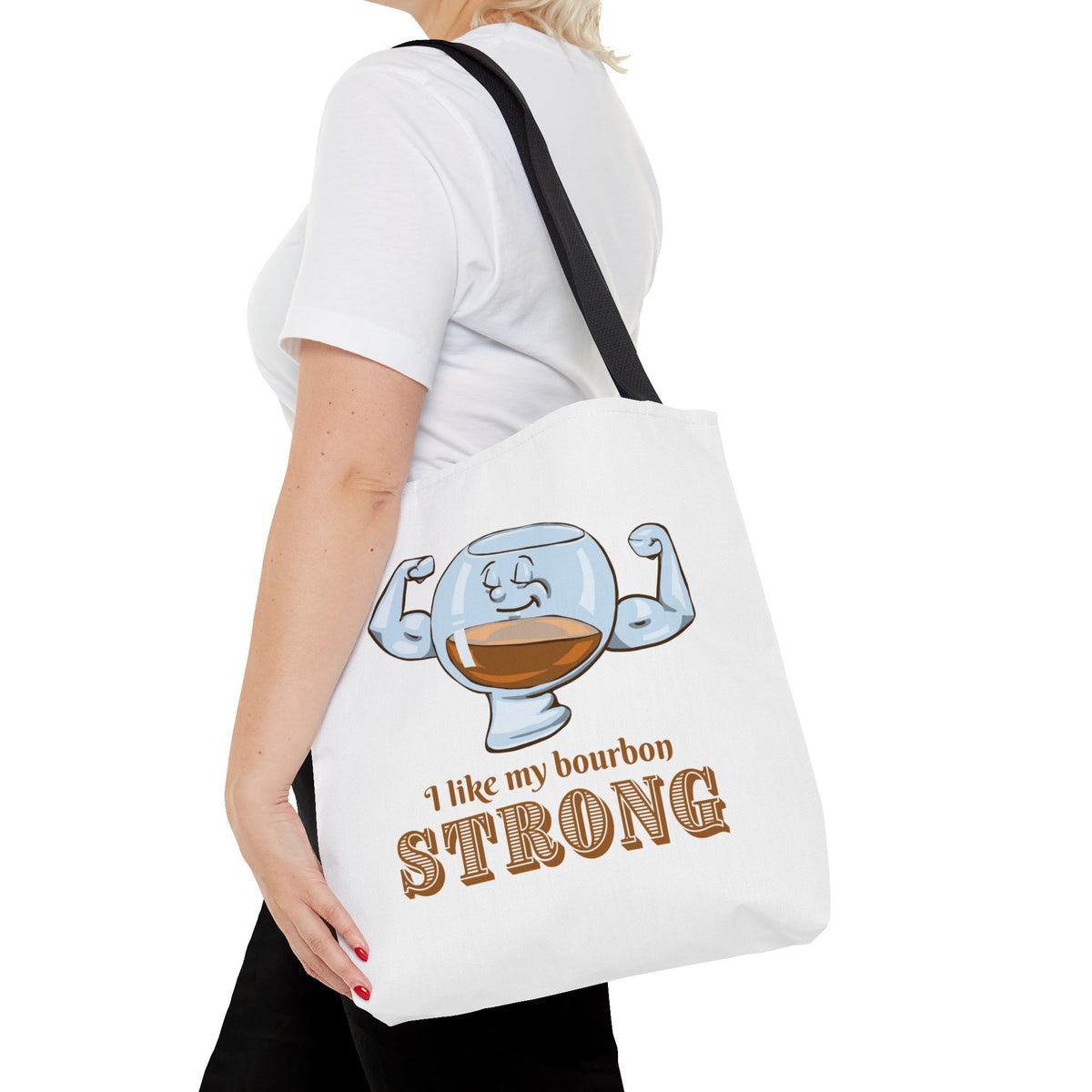 I Like My Bourbon Strong Tote Bag