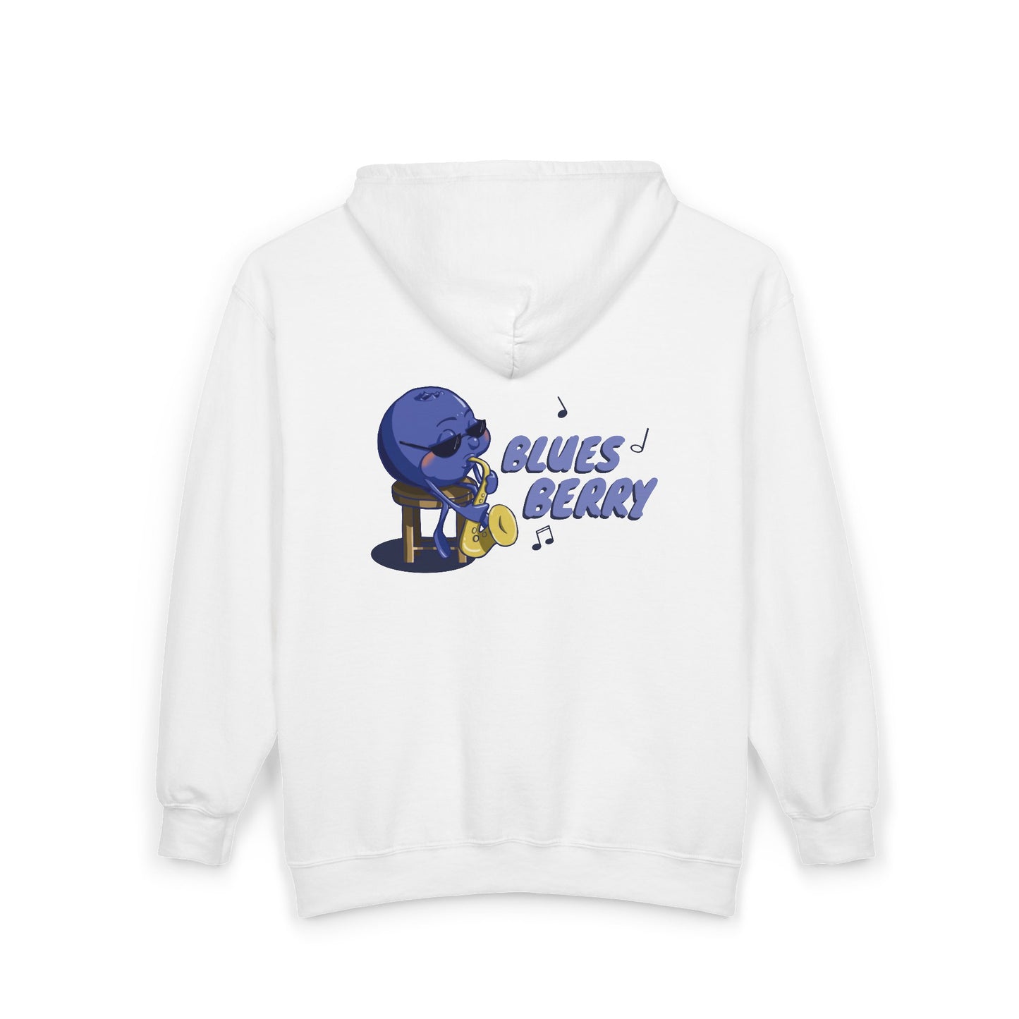 "Blues Berry" Unisex Heavy Blend™ Full Zip Hooded Sweatshirt