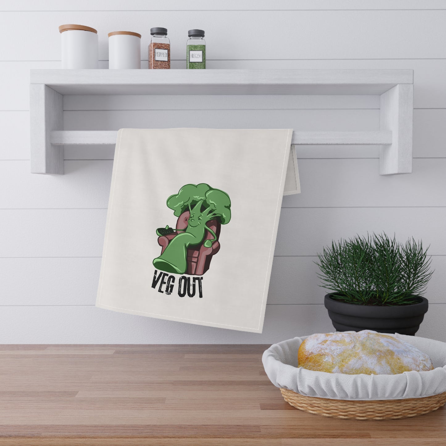 Veg Out Tea Towels (cotton, poly)