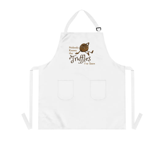 "Nobody Knows the Truffles I've Seen" Apron with Pockets
