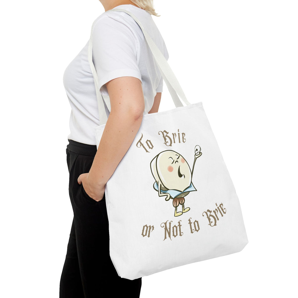"To Brie or Not to Brie" Tote Bag