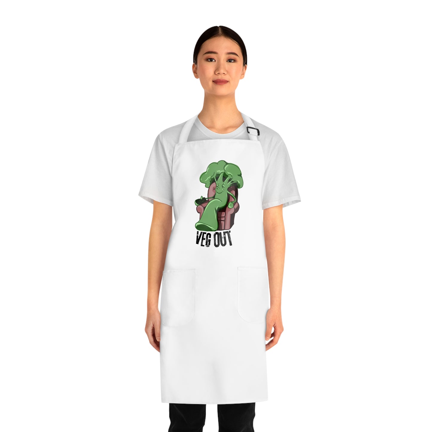 "Veg Out" Apron with Pockets