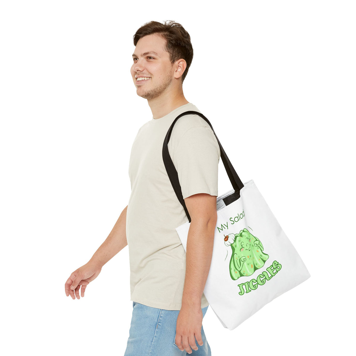 "My Salad Jiggles" Tote Bag