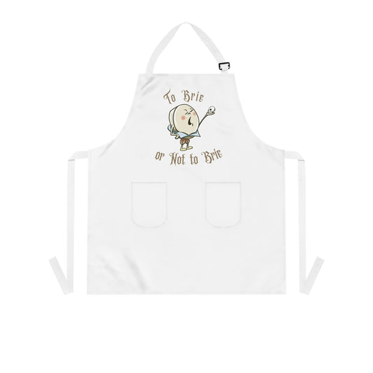 "To Brie or Not to Brie" Shakespearean Apron with Pockets