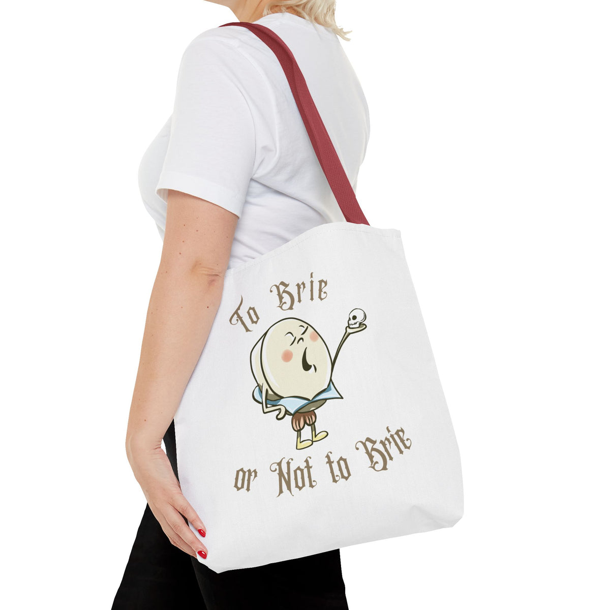 "To Brie or Not to Brie" Tote Bag