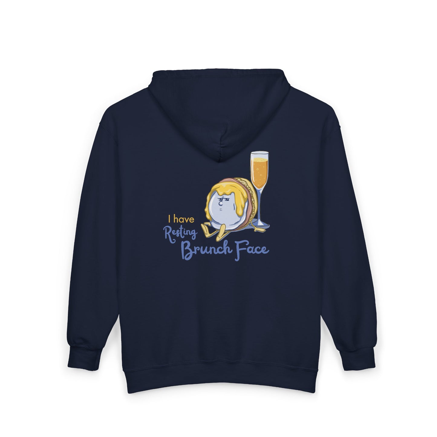 "I Have Resting Brunch Face" Unisex Heavy Blend™ Full Zip Hooded Sweatshirt