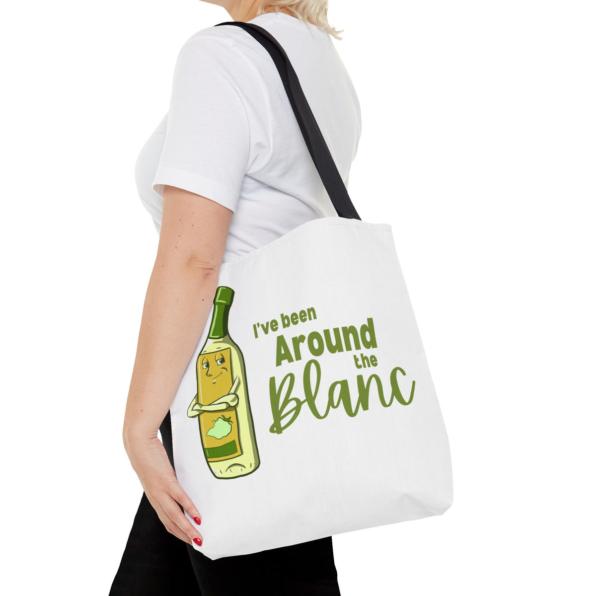 "I've Been Around the Blanc" Tote Bag