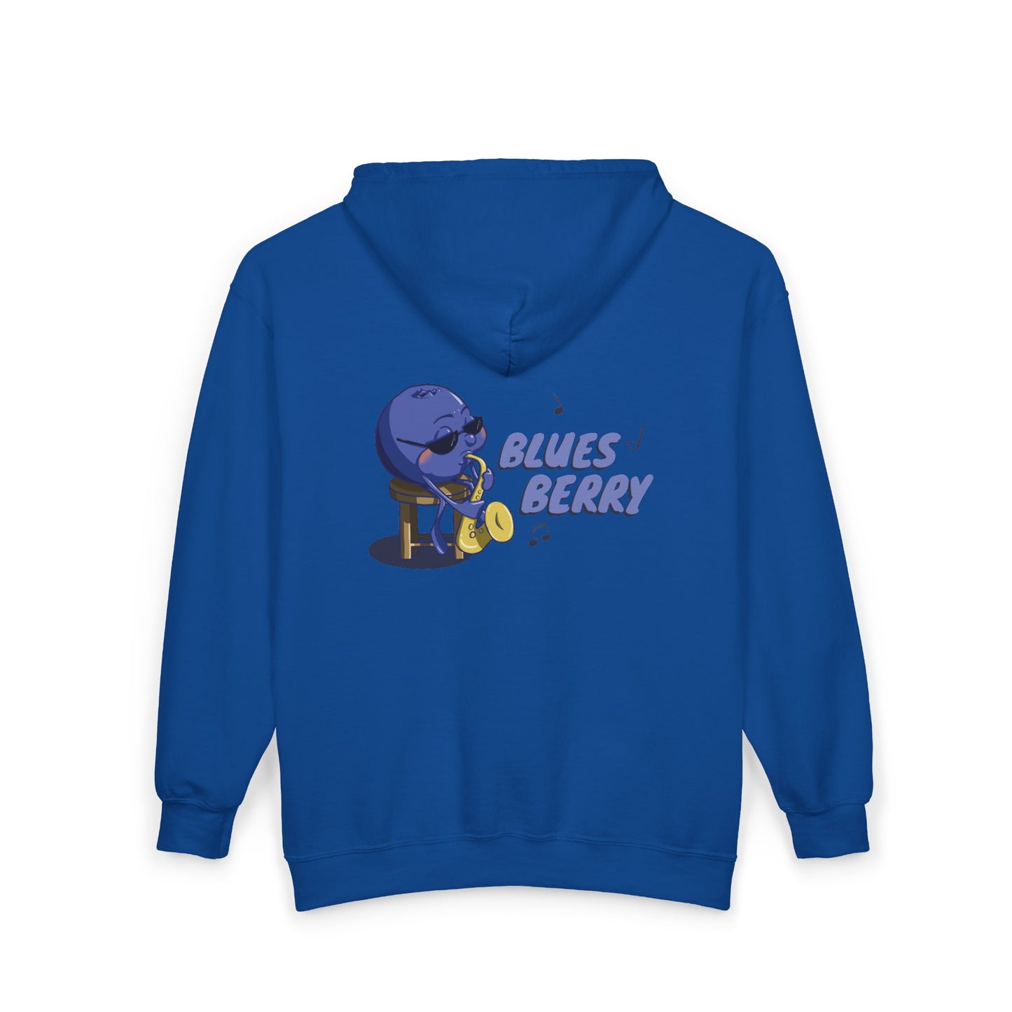 "Blues Berry" Unisex Heavy Blend™ Full Zip Hooded Sweatshirt