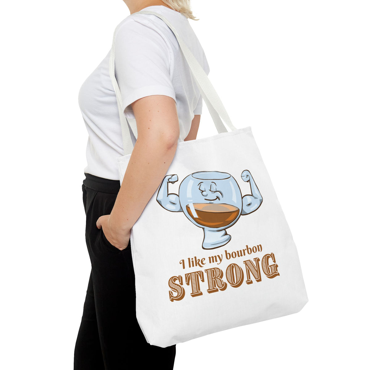 I Like My Bourbon Strong Tote Bag