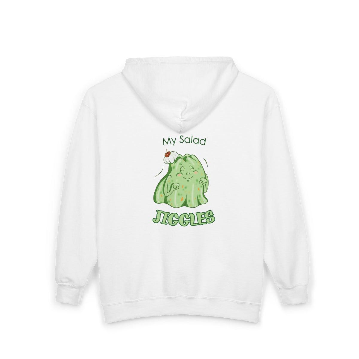 "My Salad Jiggles" Unisex Heavy Blend™ Full Zip Hooded Sweatshirt