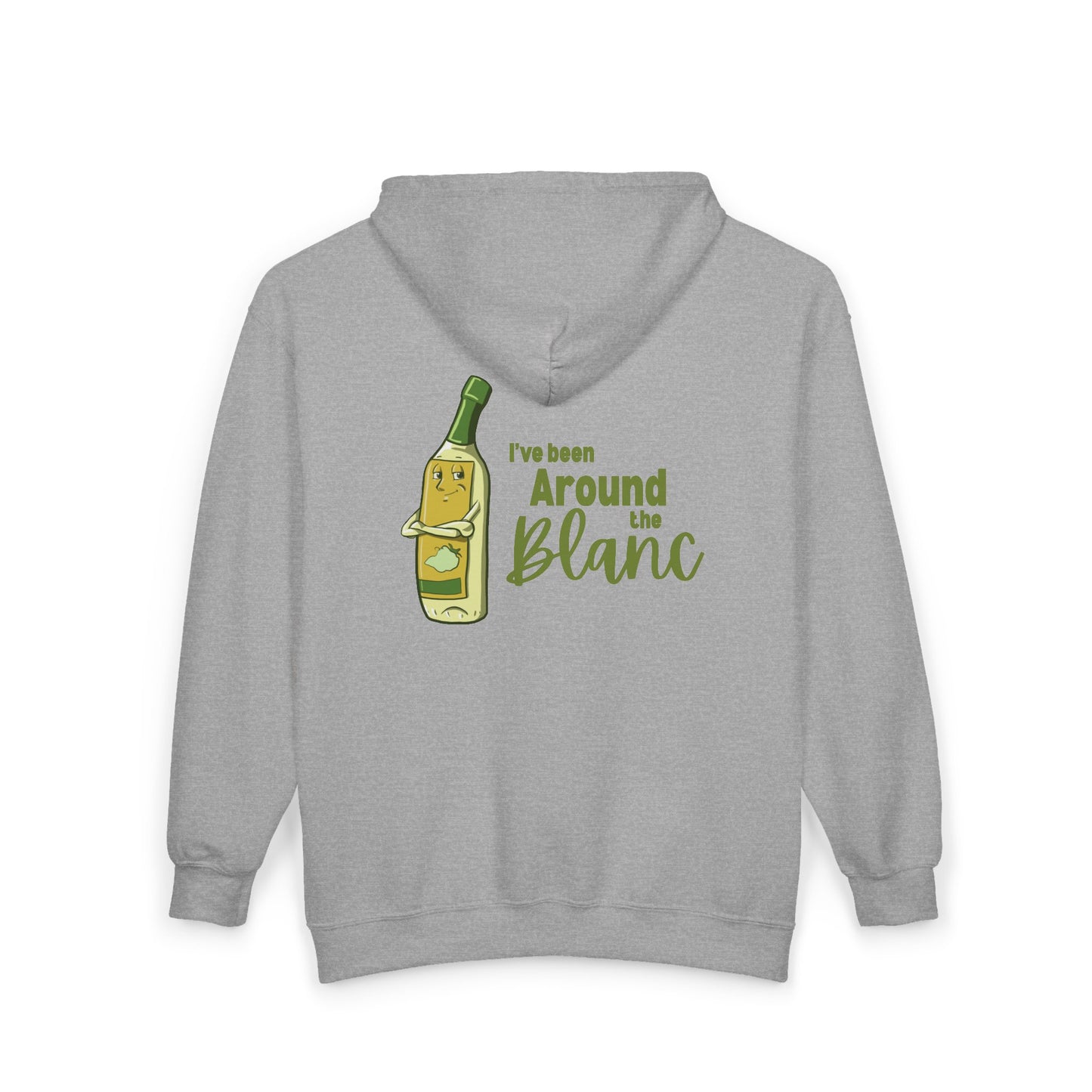 "I've Been Around the Blanc" Unisex Heavy Blend™ Full Zip Hooded Sweatshirt