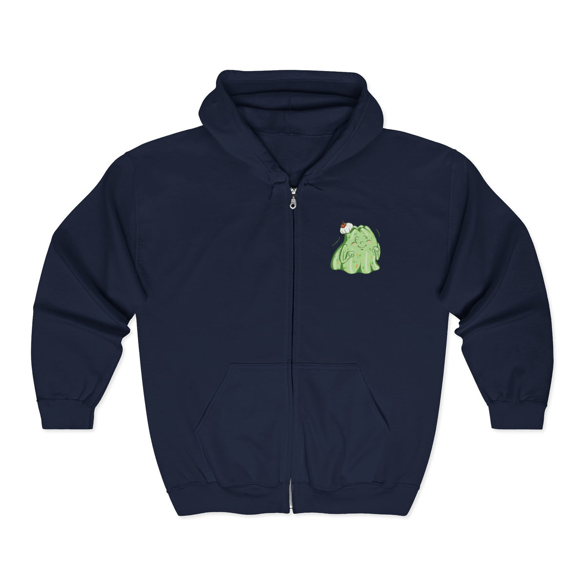 "My Salad Jiggles" Unisex Heavy Blend™ Full Zip Hooded Sweatshirt