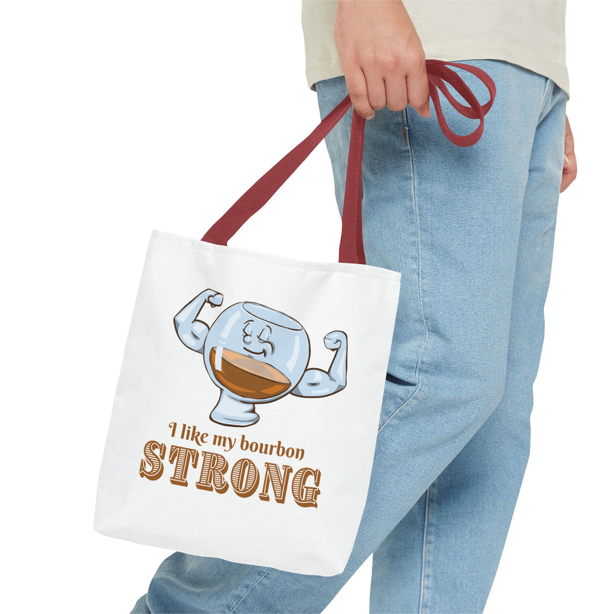I Like My Bourbon Strong Tote Bag