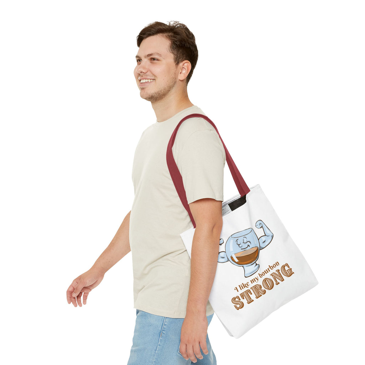 I Like My Bourbon Strong Tote Bag