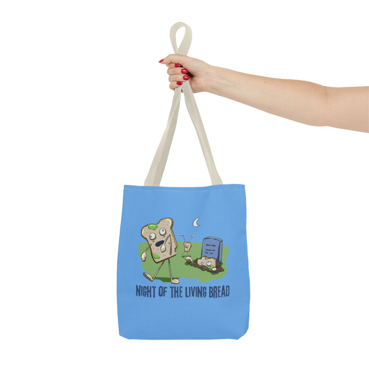 "Night of the Living Bread" Tote Bag