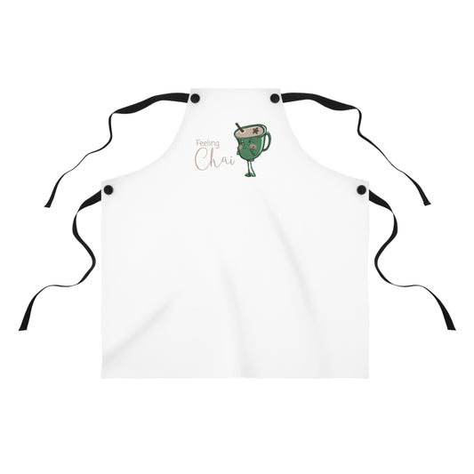 "Feeling Chai" Apron with Contrasting Straps