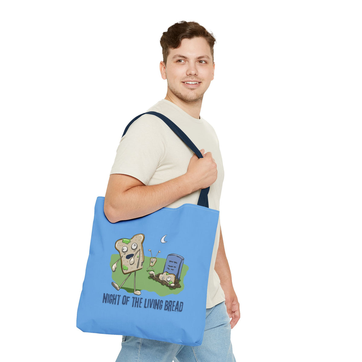 "Night of the Living Bread" Tote Bag