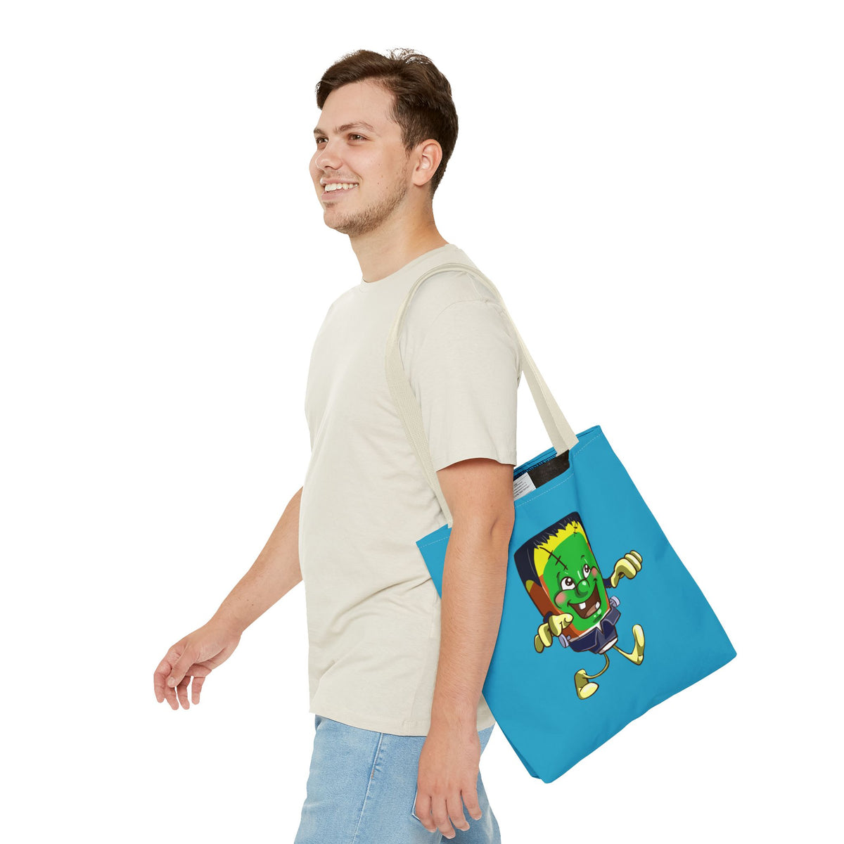 Frankenstein's Monster Candy Corn Tote