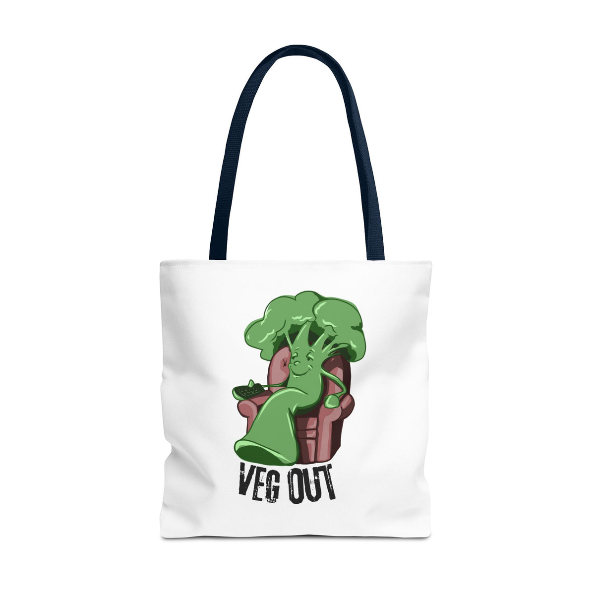 "Veg Out" Tote Bag - Fun Veggie Design for Plant Lovers